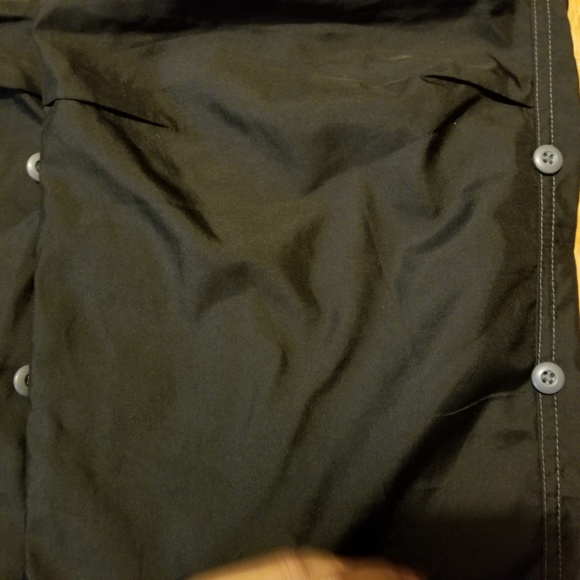 Floral Embroidered Parachute Snowboard Rave Pants - Picture 4 of 5